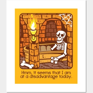 Cartoon Skeleton Comic Posters and Art